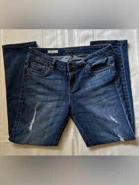 Kut from the Kloth Catherine Boyfriend Jeans Women’s Size 8 Distressed Denim